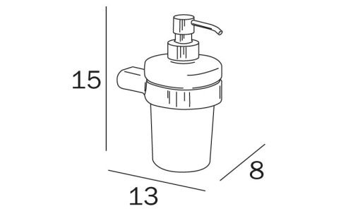 Дозатор Inda MITO A2010NNE + A2012ANE21 - фото 3