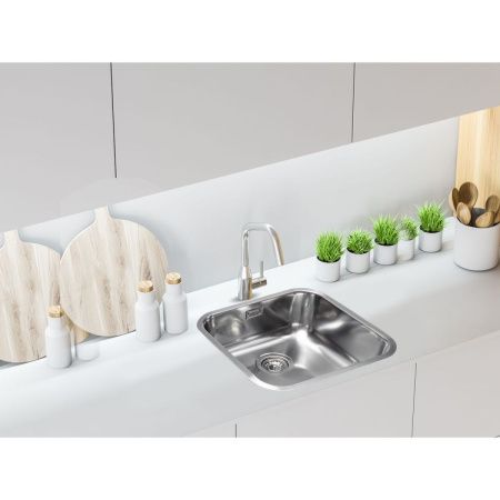 Кухонная мойка Grandex Aqua SELECT 44 200333 45х45 цвет серый поверхность матовая