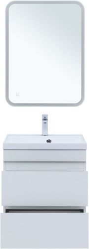 Тумба под раковину Aquanet Нота NEW 00335417 60х50 подвесная цвет белый - фото 5
