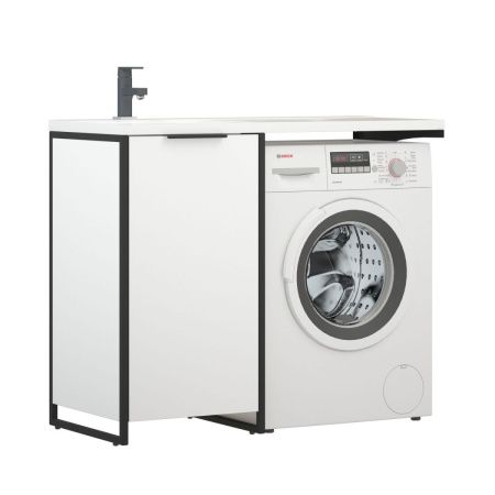 Тумба под раковину Corozo Гера SD-00001908 50х50 напольная цвет белый