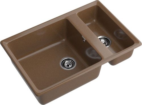 Кухонная мойка Granfest Level LV-760K терракот 75х50 цвет коричневый поверхность матовая - фото 2