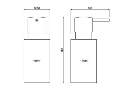 Дозатор Aquatek ОБЕРОН AQ4229CR