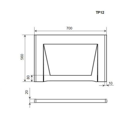 Торцевая панель Timo TP12