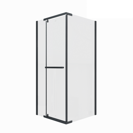 Душевой уголок Cerutti SPA MIMI ZQ91B 90х90 стекло прозрачное профиль черный без поддона