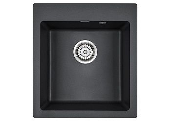 Кухонная мойка Paulmark KANTE 45 PM104651-BL 45х50 цвет черный