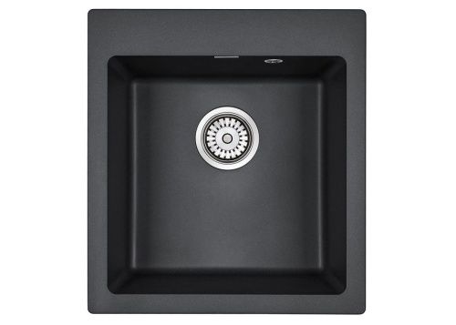 Кухонная мойка Paulmark KANTE 45 PM104651-BL 45х50 цвет черный