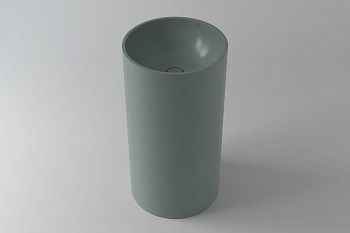 Раковина из искусственного камня Holbi ANDROMEDA 1.02.019.11.3 40х40 напольная цвет зеленый