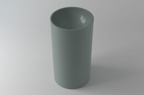 Раковина из искусственного камня Holbi ANDROMEDA 1.02.019.11.3 40х40 напольная цвет зеленый