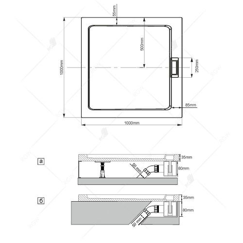 Сифон для душевого поддона RGW 03241100-10 хром - фото 3