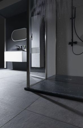 Боковая стенка Allen Brau Priority 3.31047.BA 100х200 стекло прозрачное профиль серебро