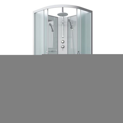 Душевая кабина Niagara Classic 33011424BKTG 90х90 четверть круга без крыши ориентация универсальная - фото 2