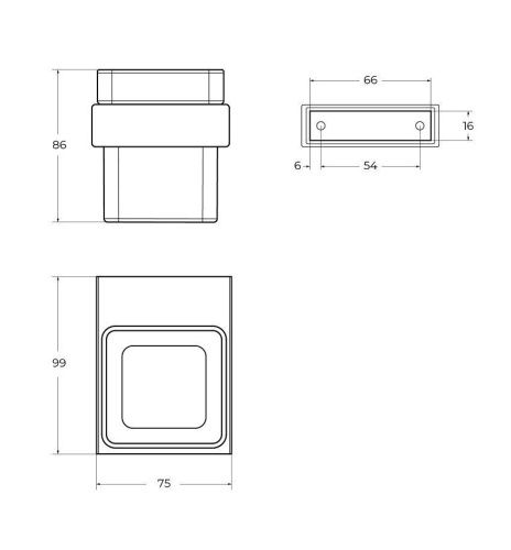 Стакан CEZARES SLIDER SLIDER-TUMS-NOP - фото 2