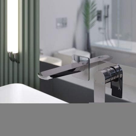 Смеситель для раковины Berges VENTAS 76007 встраиваемый в стену хром