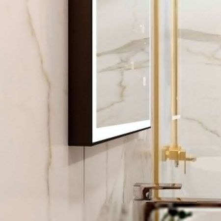 Зеркало Continent Solid Black ЗЛП1607 100х80 подвесное