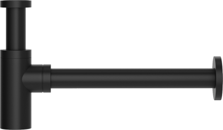 Комплект: Донный клапан Stworki SW-001BK черный матовый + Сифон SD-001BK черный матовый (1034987)