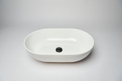Раковина из сантехнического фарфора Galassia Dream 7308 60х40 накладная цвет белый - фото 4