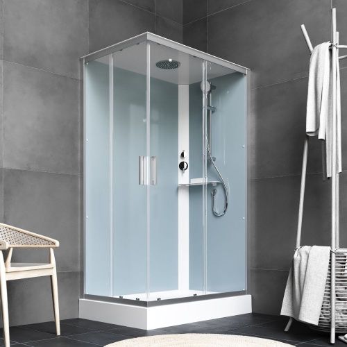 Душевая кабина Am.Pm Gem W90C-404-12090MT 120х90 прямоугольная с крышей ориентация универсальная