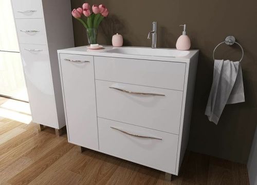 Тумба с раковиной Эстет Barcelona ФР-00003598 90х40 напольная цвет белый - фото 2