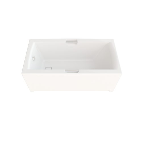 Ванна акриловая Тритон Алекса Щ0000049162 150х75 пристенная прямоугольная без каркаса с ручками - фото 2