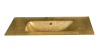 Раковина стеклянная Armadi Art NeoArt/Monaco/Lucido 852-100-GF 100х50 накладная цвет золото 1 отверстие под смеситель