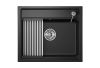 Кухонная мойка Granula Kitchen Space 6003, ЧЁРНЫЙ 60х50 цвет черный поверхность матовая