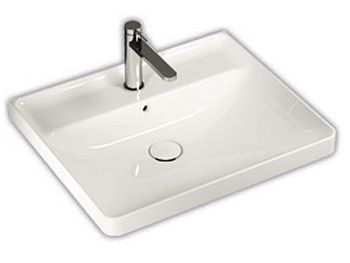 Раковина из сантехнического фаянса Hatria CANALGRANDE Y1EJ01 60х50 подвесная цвет белый