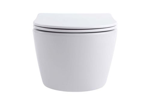 Унитаз подвесной Aquatek ЕВРОПА AQ1106-00 белый с сиденьем микролифт безободковый каскадный смыв - фото 5