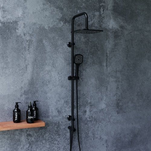 Душевая стойка Dorff Norma D0712020 настенная цвет черный