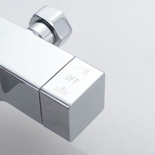 Душевая стойка Shevanik S4636 настенная цвет хром - фото 5