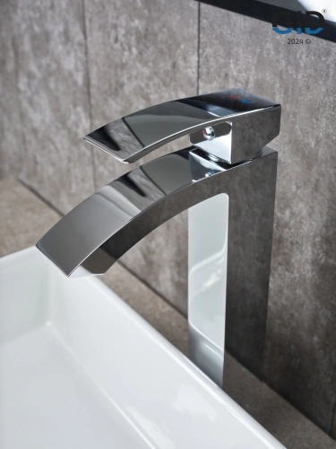 Смеситель для раковины Gid Cascada L120CHD на столешницу хром - фото 5