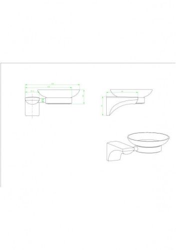 Мыльница CeramaLux Monelli 70004 - фото 2
