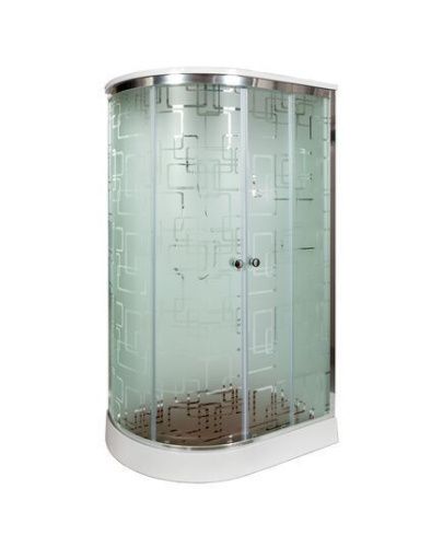 Душевая кабина AvaCan EM1512RGM+EL 120х80 асимметричная с крышей ориентация правая - фото 2