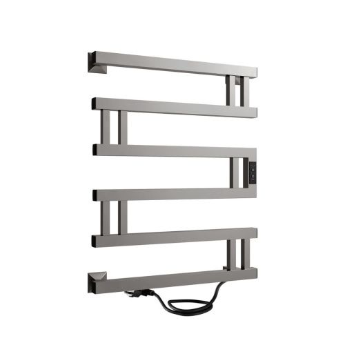 Полотенцесушитель электрический Indigo Muza DGM60-50GNSRt 50х65 оружейная сталь - фото 3