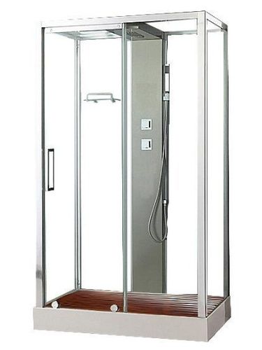 Душевая кабина Acquazzone Helena 120ESL-L без электрики 120х90 прямоугольная с крышей ориентация левая