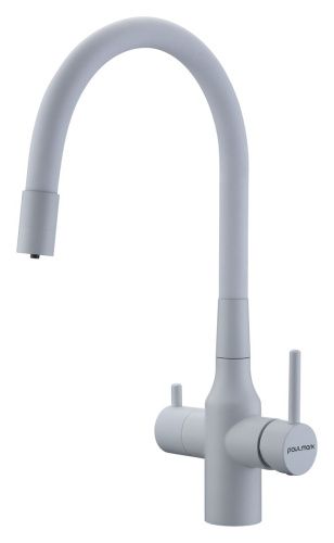 Смеситель для кухни Paulmark SALIX Sa213419-WH на мойку белый