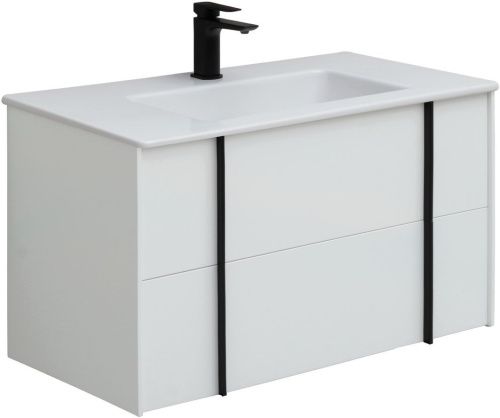 Тумба под раковину Allen Brau Reality 1.32006.WM 90х50 подвесная цвет белый