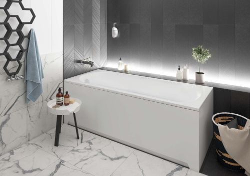 Ванна акриловая Aquatek Ника NIK150-0000001 150х75 пристенная прямоугольная без каркаса без ручек - фото 3