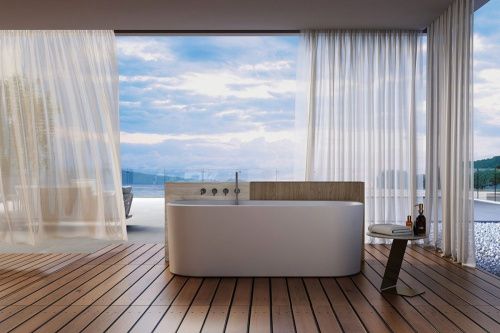 Ванна акриловая Abber AB9494-1.7 170х80 пристенная овальная с каркасом - фото 3