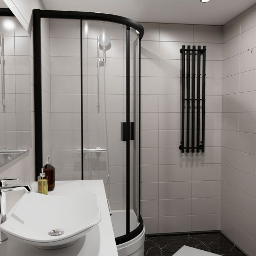 Полотенцесушитель электрический Altasan АргоЛюкс АргоЛюкс12027ЧМ 25х120 черный - фото 2