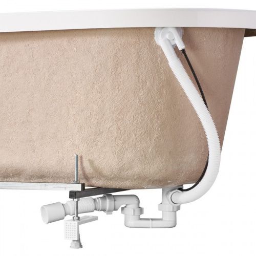 Ванна акриловая Santek Ибица XL 1WH112037 160х100 пристенная асимметричная без каркаса - фото 4