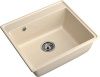 Кухонная мойка Granfest Vertex V-580 кашемир 60х50 цвет бежевый поверхность матовая
