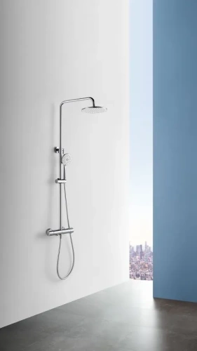 Душевая стойка Arrow AG3318CP настенная цвет хром с термостатом - фото 4