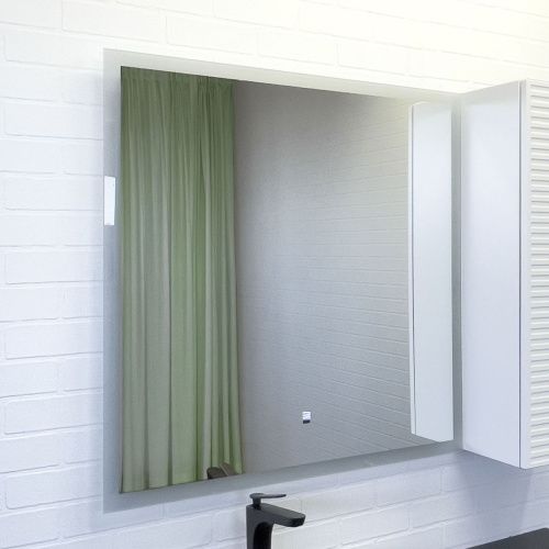 Зеркало с подсветкой Comforty Эдельвейс 00-00014150CF 90х90 подвесное - фото 3