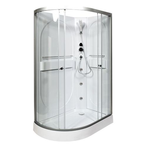 Душевая кабина AvaCan L602RNLED+GM 120х80 асимметричная без крыши ориентация правая - фото 2