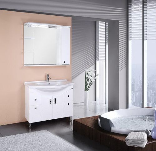 Тумба под раковину Onika Эльбрус 109016 90х30 напольная цвет белый - фото 2