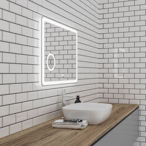 Зеркало с подсветкой Grossman Leo 169080 90х80 подвесное - фото 3