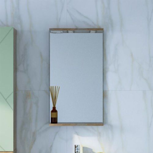 Зеркало с подсветкой Бриклаер Кристалл 4627125417030 40х70 подвесное - фото 2