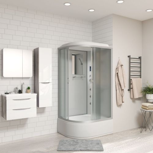 Душевая кабина Niagara Classic 23101424RF 120х80 асимметричная с крышей ориентация правая - фото 3