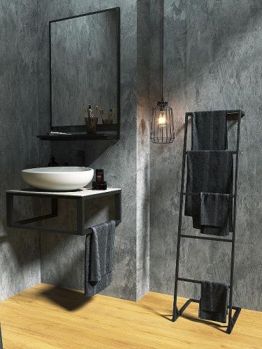 Зеркало 1MarKa Grunge loft Ц0000007990 60х90 подвесное - фото 3