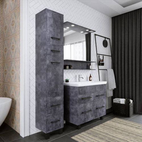 Зеркало с подсветкой Бриклаер Чили 4627125415180 90х90 подвесное - фото 4